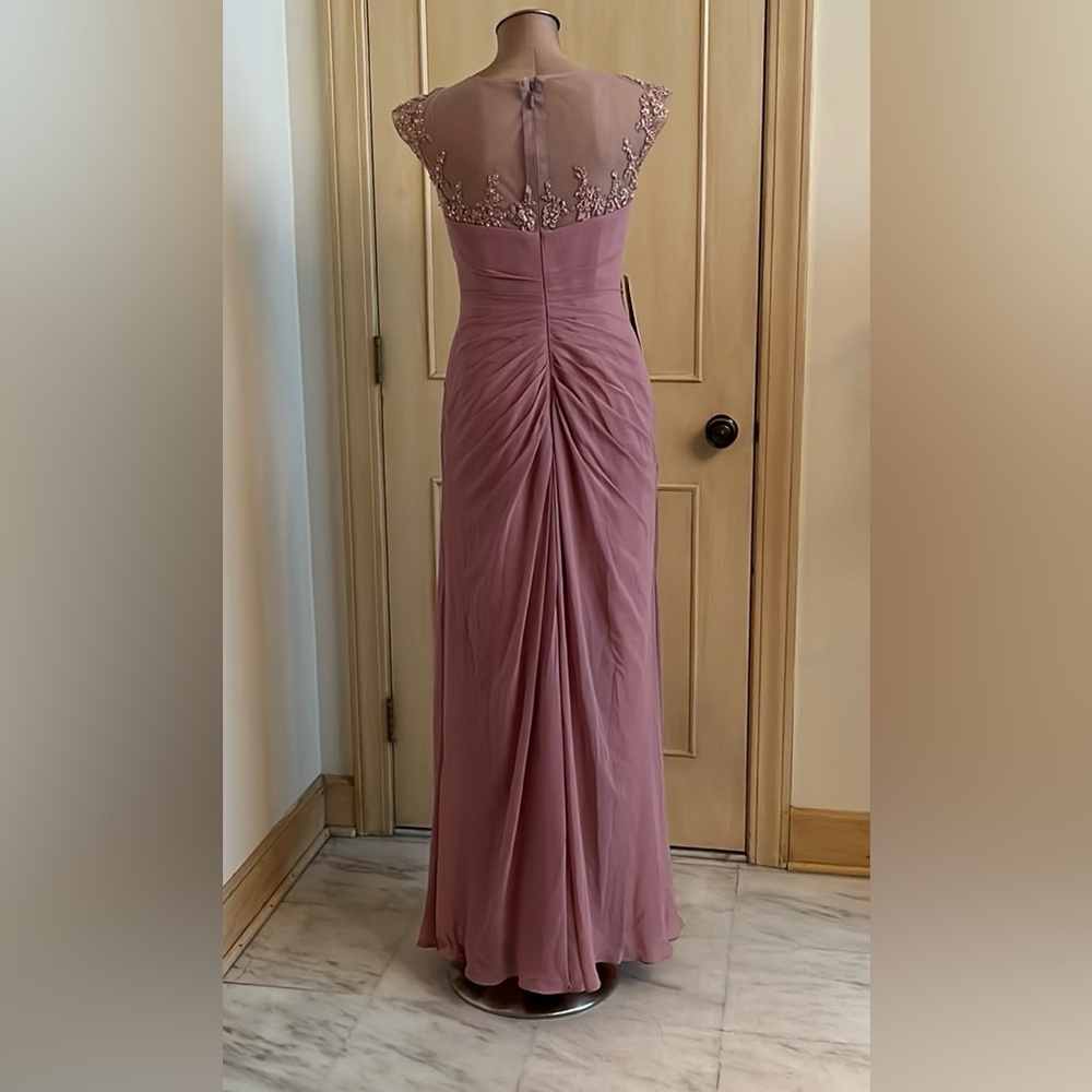AZAZIE NWT "Libby" Mother/Aunt of the Bride Dusty Rose Bridesmaid/Prom Dress 6 - Picture 3 of 16